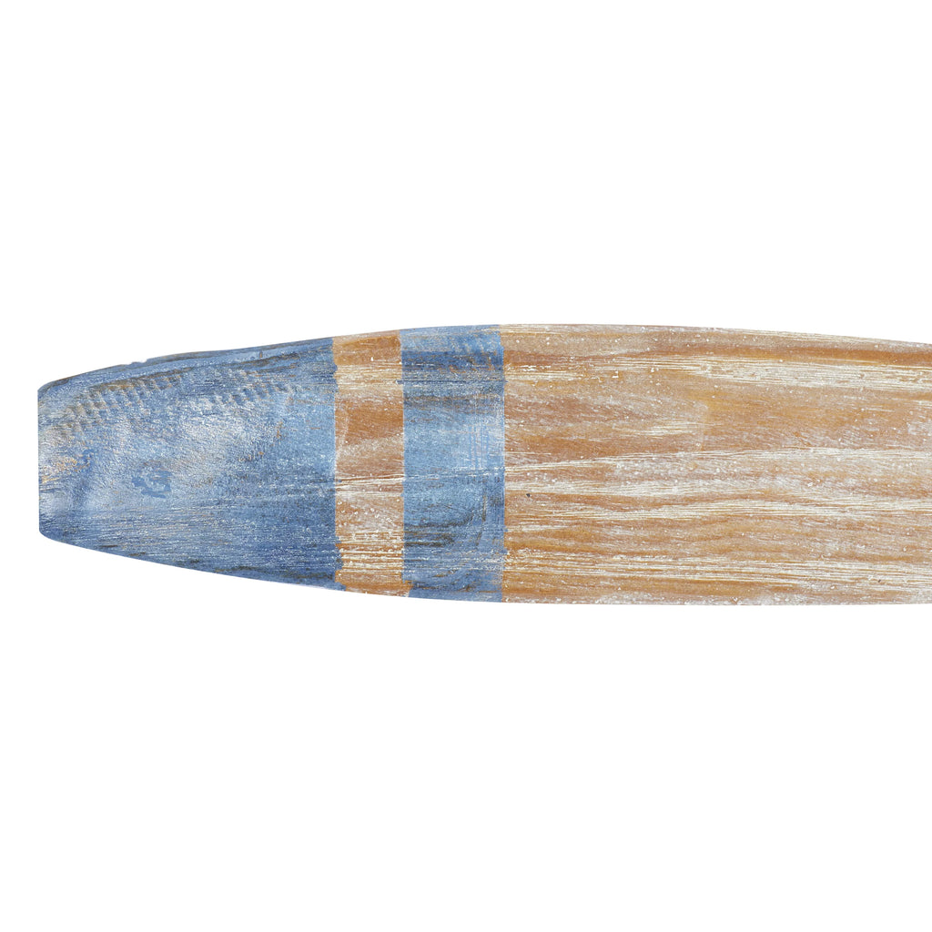 Brown Wood Airplane Propeller Wall Decor F8428