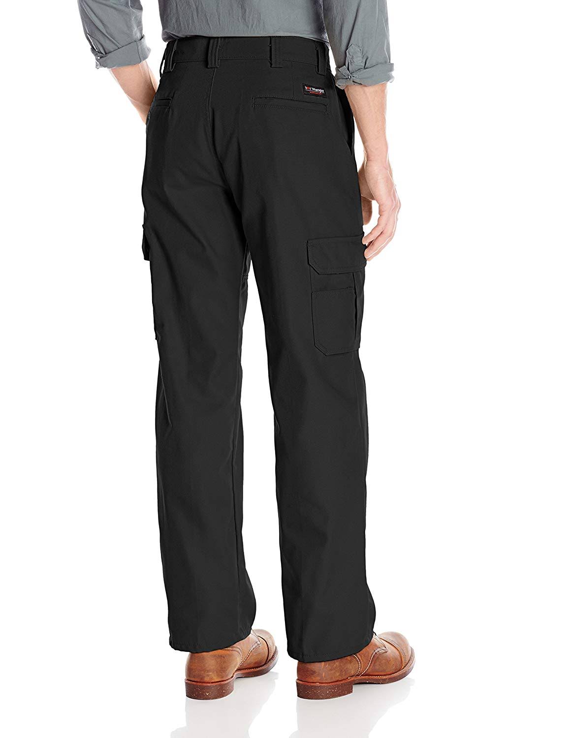 Black Cargo Work Pant J8751