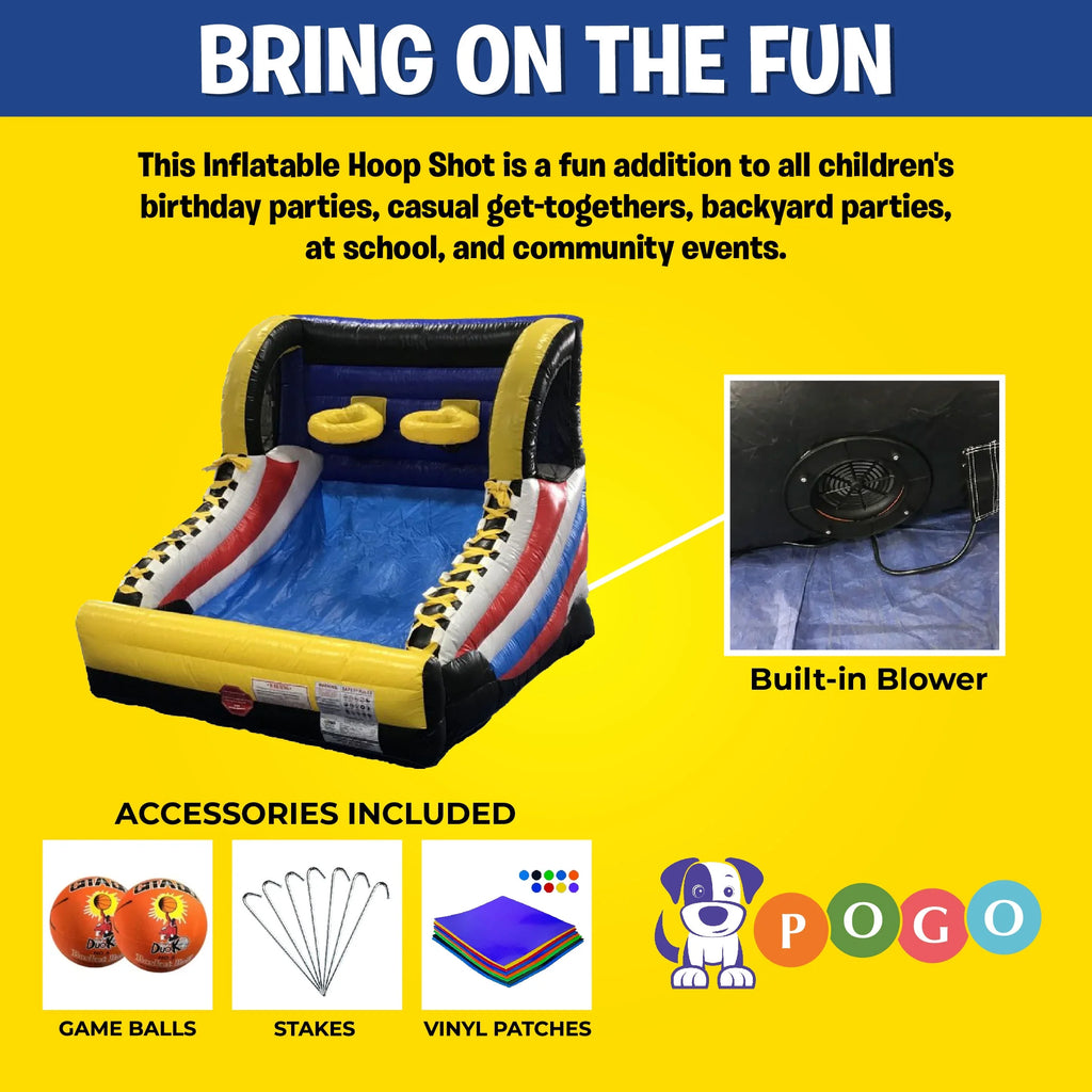 Mini Hoop Inflatable Basketball Game A687495