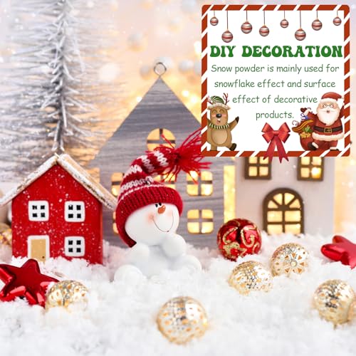 71 Ounces Fake Snow Decoration Artificial Snow Powder D3968