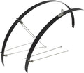 Smooth Alloy Fender Set Silver O5167