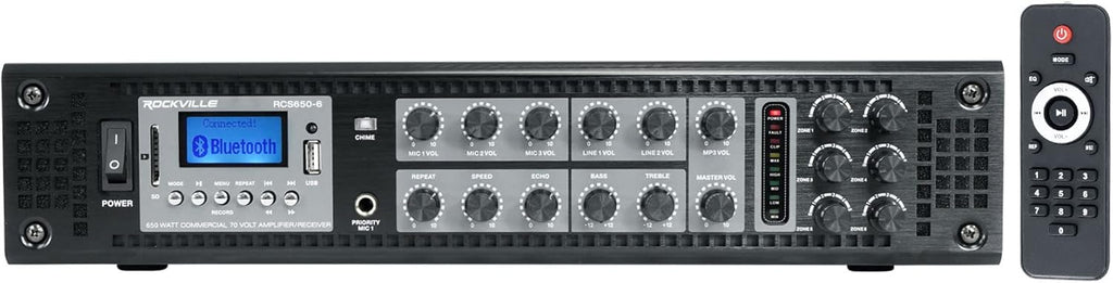 350 Watt 6 Zone 70V Commercial Amplifier J176