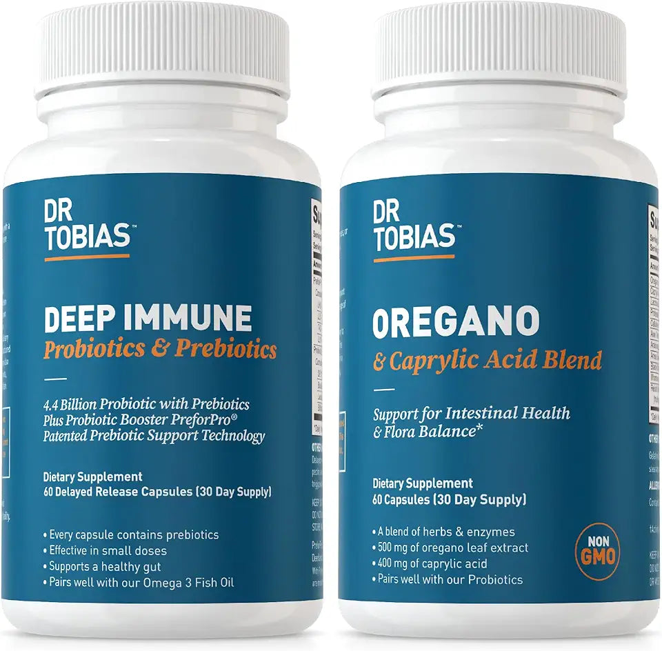 Probiotics & Prebiotics and Oregano & Caprylic Acid Blend X2980
