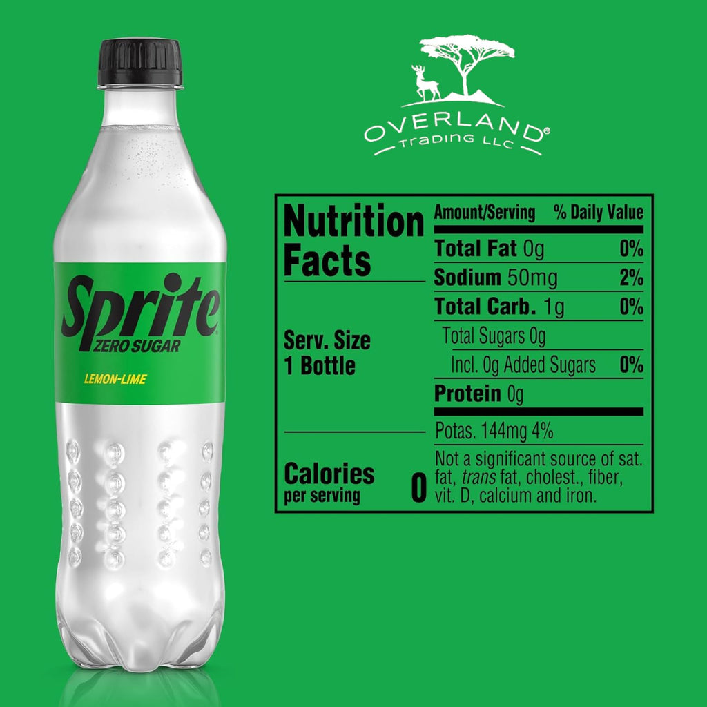 12 Pack 16.9 fl oz Lemon Lime Soda Pop V616454