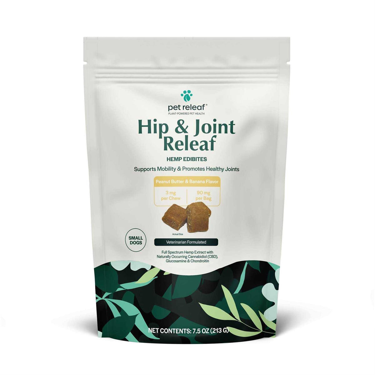 Peanut Butter & Banana Flavor Edibites for Small Dogs H8315