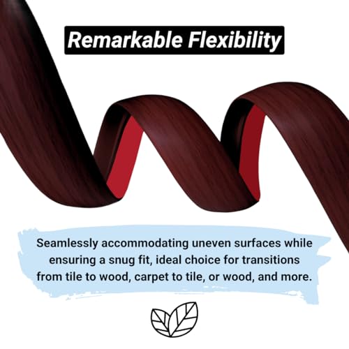 Self Adhesive Floor Transition Strip Edge Trim 120 inches Light Brown Coffee Y6600