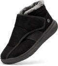 Extra Wide Width Slip-on Winter Slipper Boots with Adjustable Closures W69749