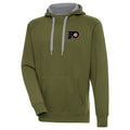 Olive Philadelphia Flyers Victory Pullover Hoodie D29596