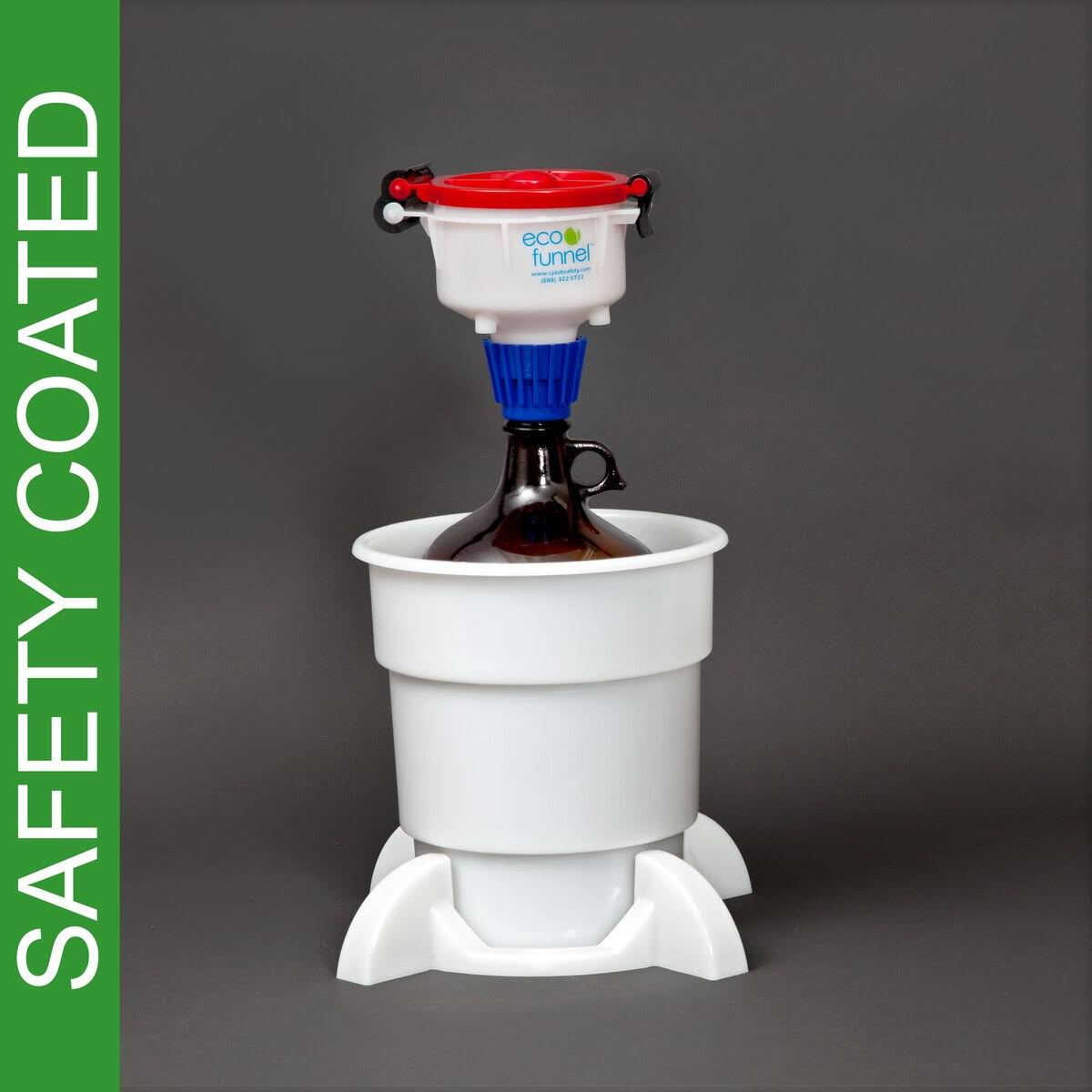 4L Safety Coated Bottles Eco Funnel System D546568