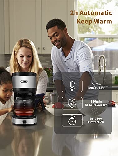 4-Cup Coffee Maker with Auto-Shut Off, Glass Carafe W240558