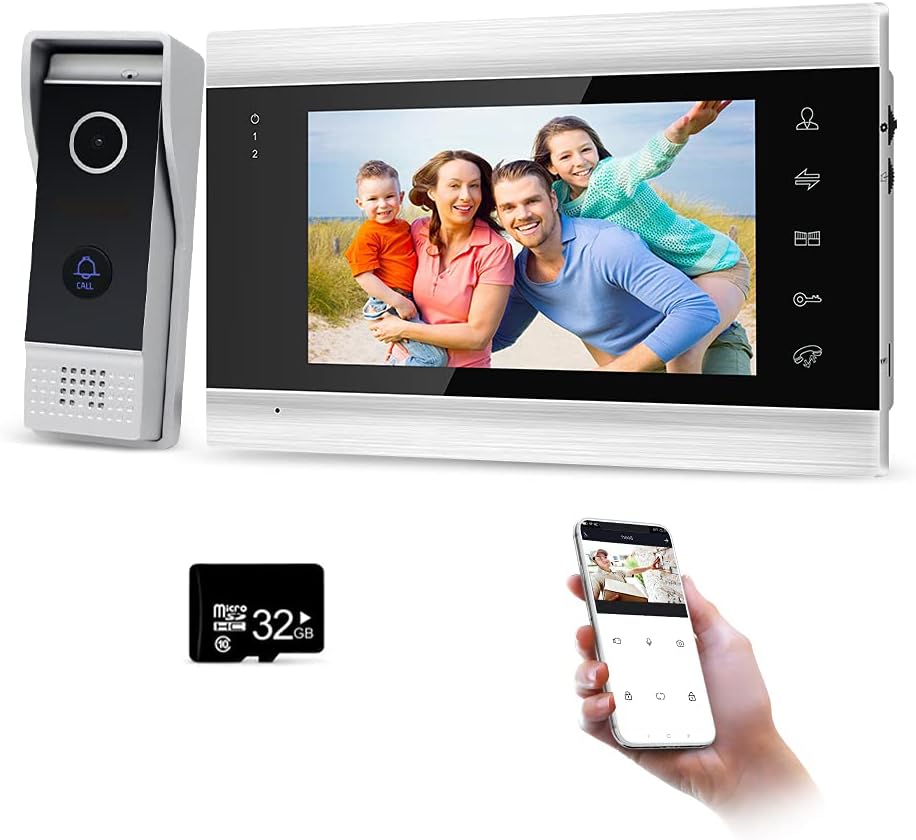 7 inch WiFi Video Door Phone with Outdoor Camera J99821