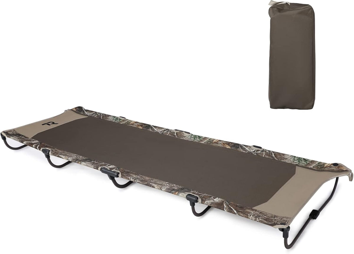 Camo Foldable Camping Cot with Carry Bag P730