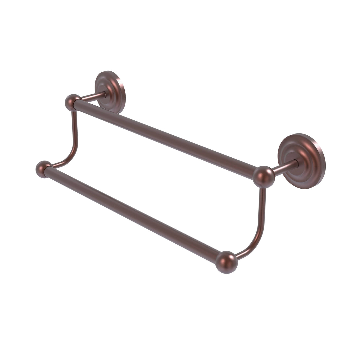 Antique Copper Double Towel Bar I649