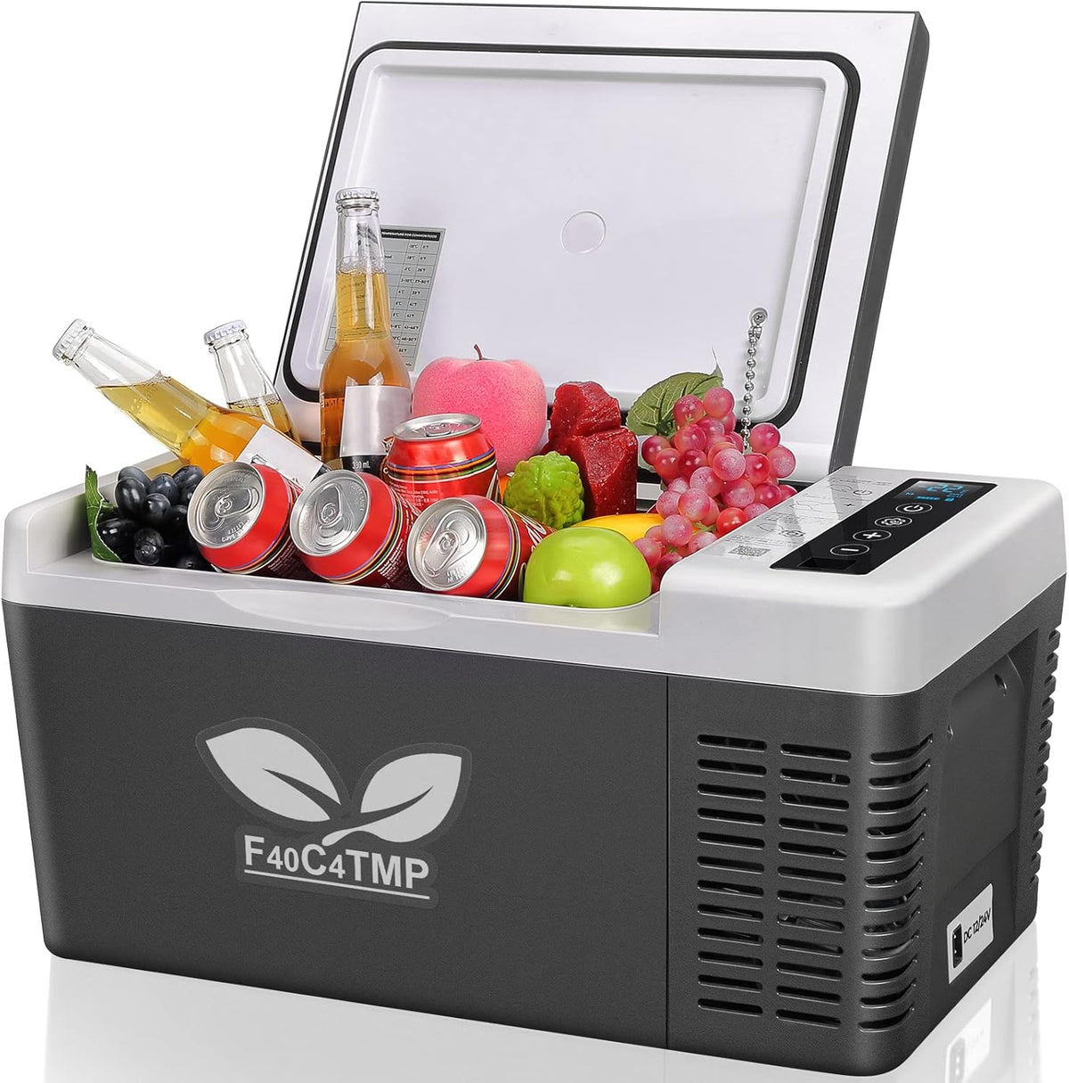 Portable Refrigerator 20 Quart 12 Volt Freezer 18L Car Fridge With Compressor K658