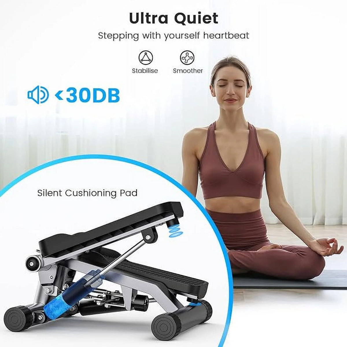 Mini Steppers with Resistance Band N4991