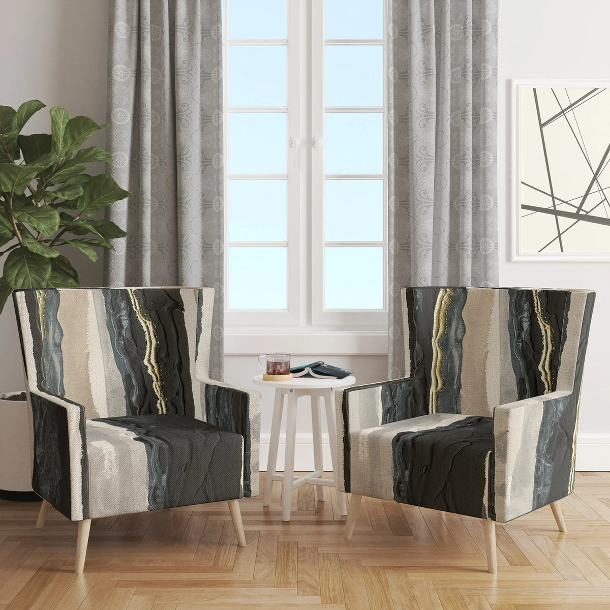 Upholstered Accent Chair J3504
