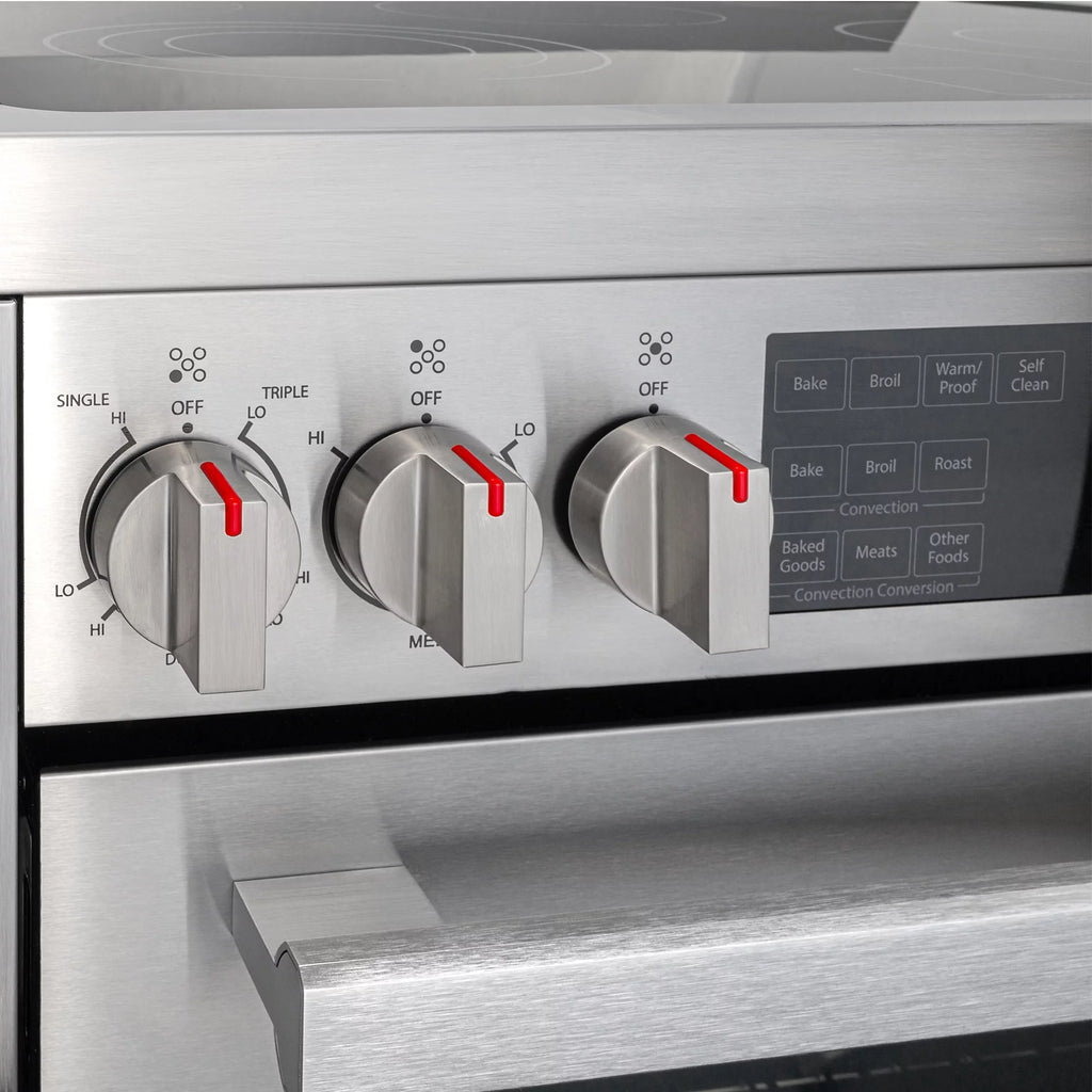 2 Piece Kitchen Appliance Bundle with 30" Electric Range and 30" Under Cabinet Range Hood P8722