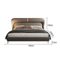 Leather Upholstered Bed I8268