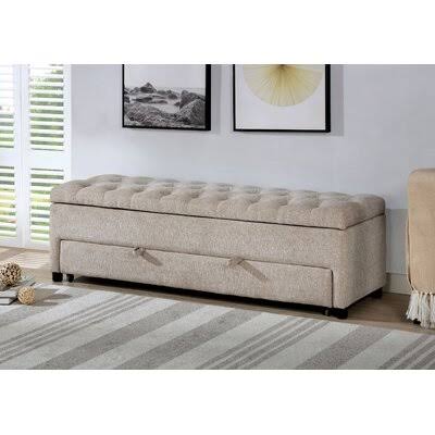 Light Brown Storage Bench F53883