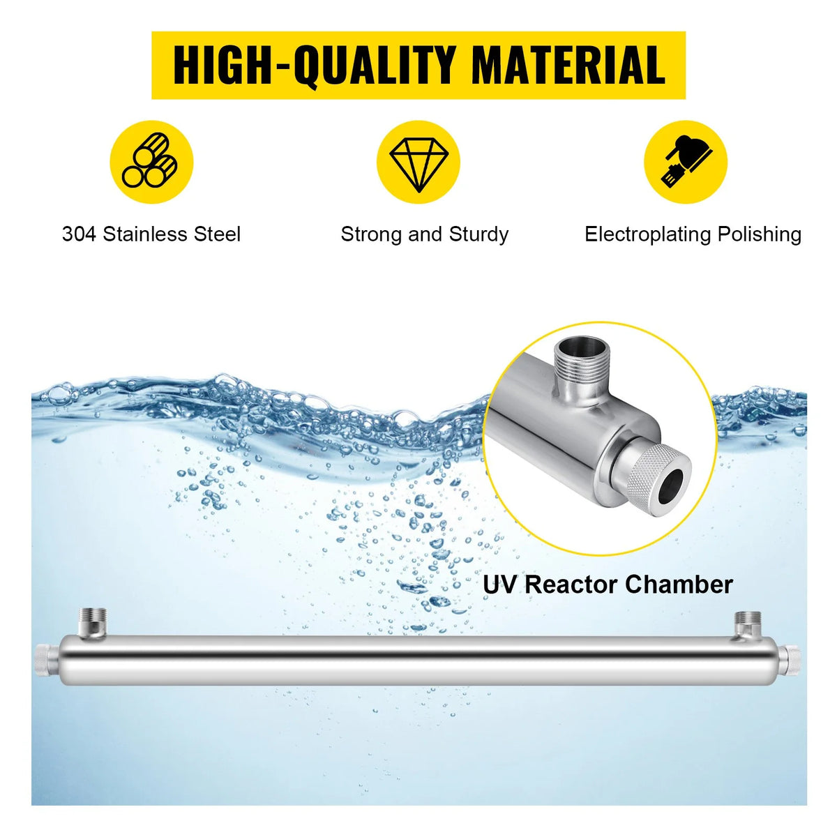 12GPM 110V 55W UV Water Purifier G119