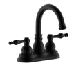 MT Matte Black Two-Handle Lavatory Bathroom Sink Faucet with Pop Up Drain Trim Assembly M81169