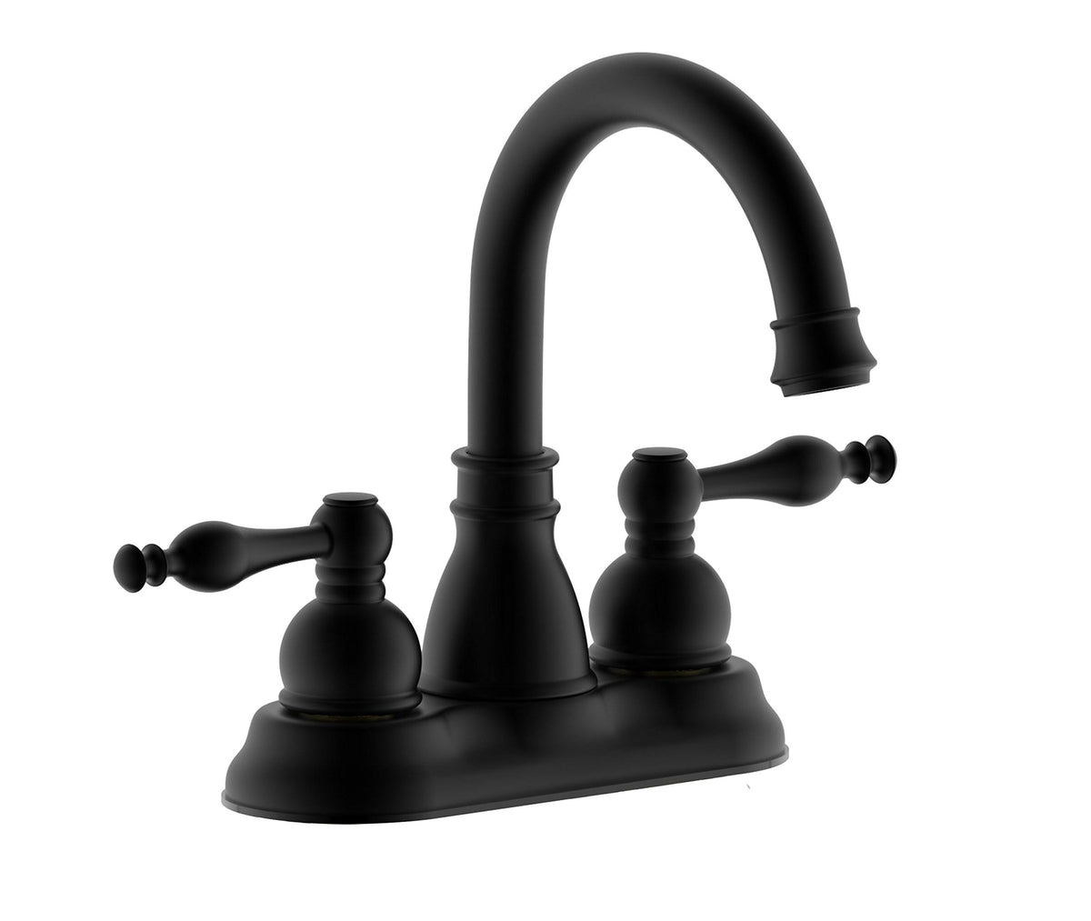 MT Matte Black Two-Handle Lavatory Bathroom Sink Faucet with Pop Up Drain Trim Assembly M81169