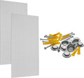 White 2 Pack Wall Ready Pegboards with Mounting Hardware L33824