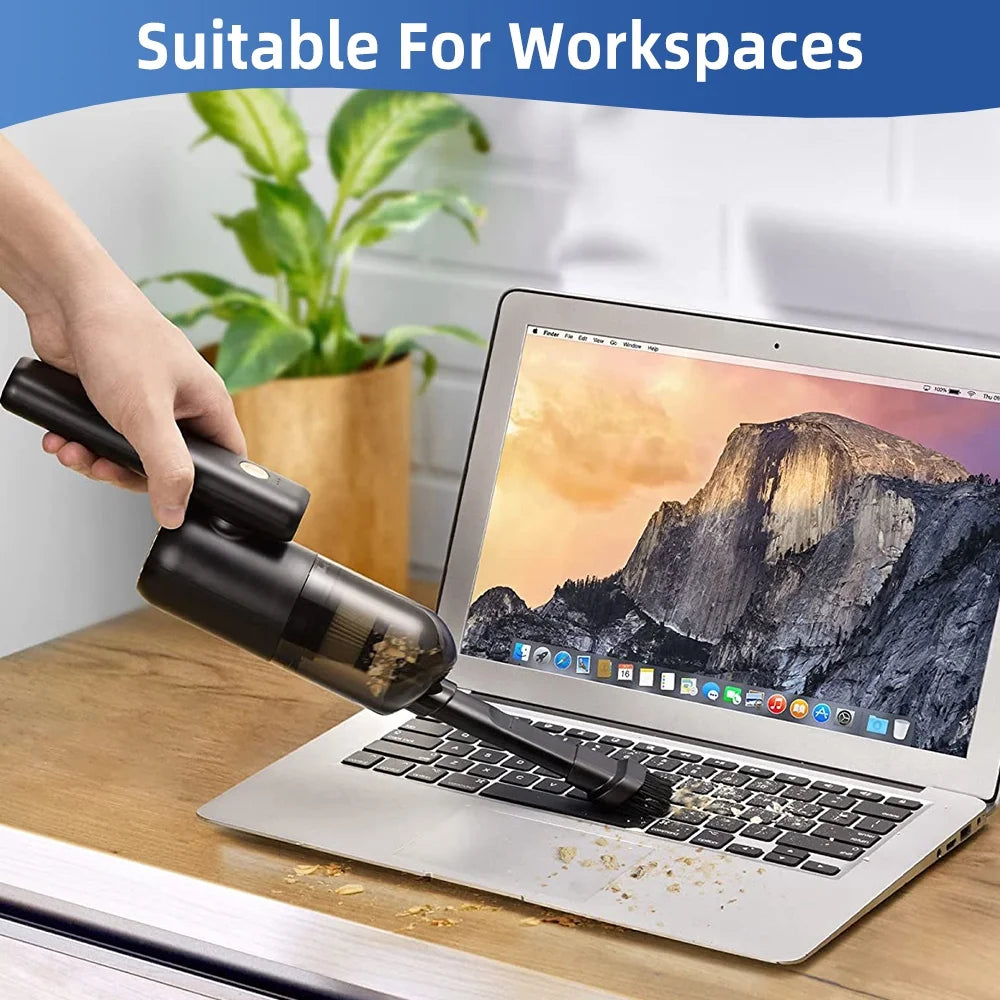 Portable Car Vacuum Cleaner with LED Light E8447
