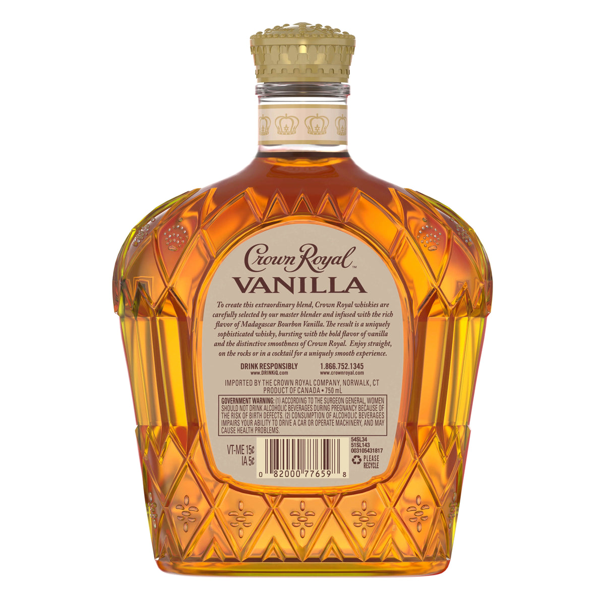Vanilla Flavored Whisky, 750 ml, 35% ABV I36441