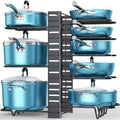 8-Tier Heavy Duty Pots and Pans Organizer Rack P85356