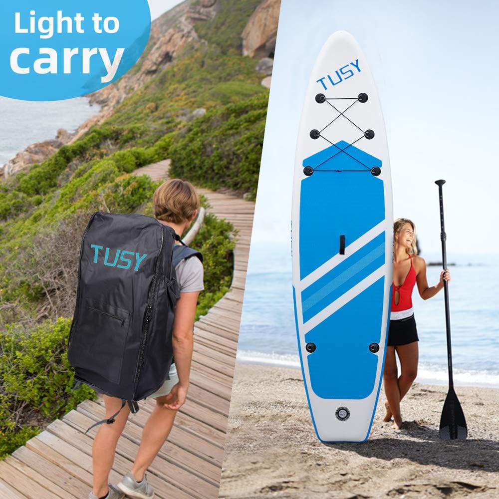 10' Inflatable Stand Up Paddleboard with Carry Bag O42421