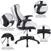 White Mesh Ergonomic Office Chair I2172