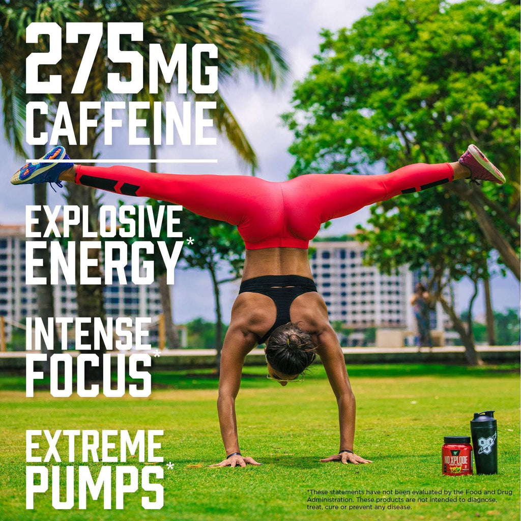 60 Servings Fruit Punch Pre Workout Supplement with Creatine and Beta-Alanine L6362