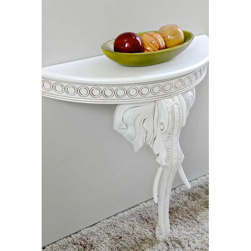 Carved Exotic Wall Table Walnut I3508