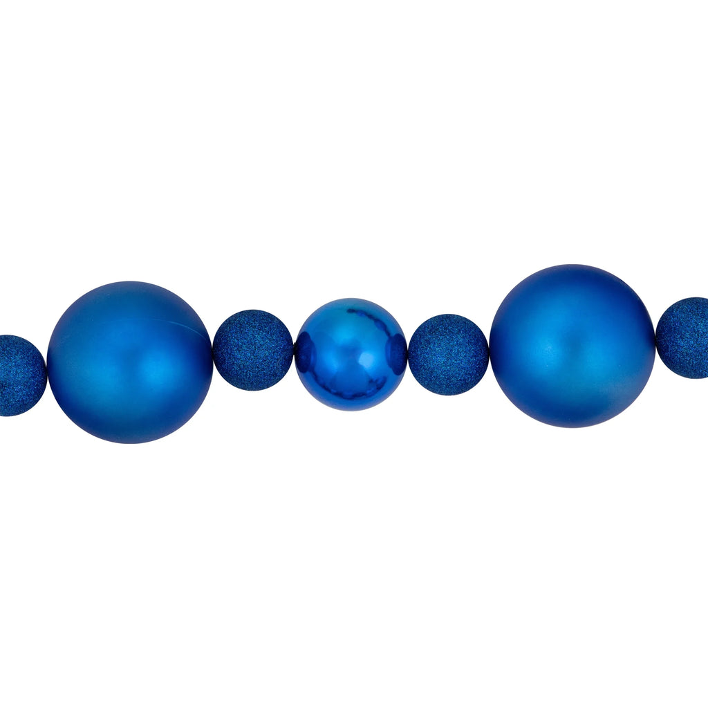 Blue Shatterproof Ball Christmas Garland X1464