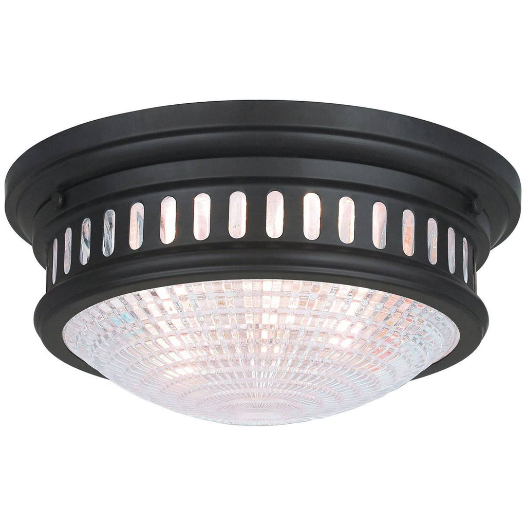 Polished Nickel 2 Light Ceiling Mount R6796