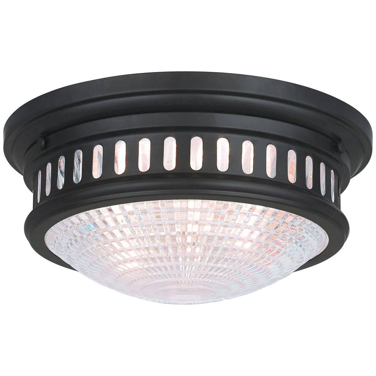 Polished Nickel 2 Light Ceiling Mount R6796