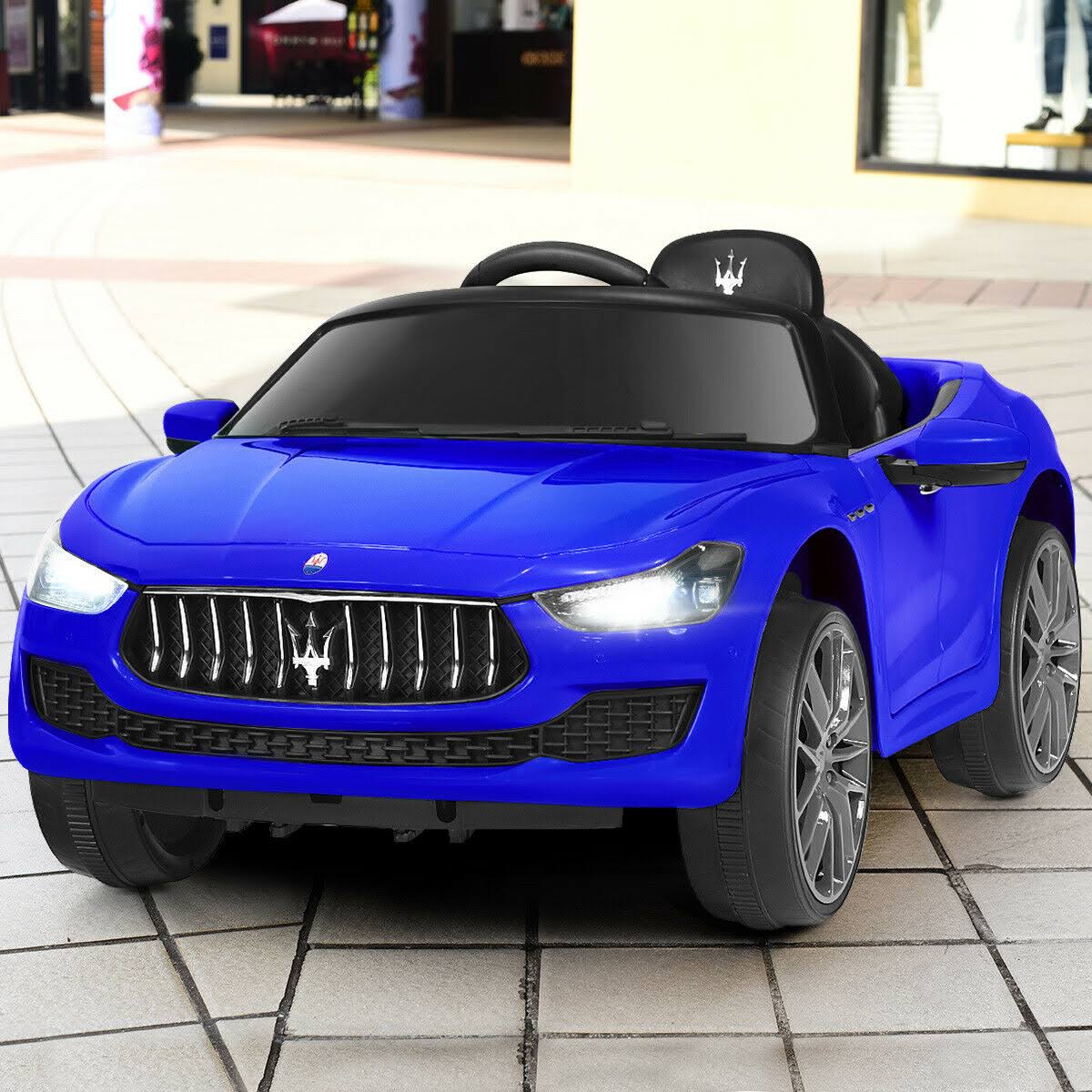 Blue 12 V Remote Control Kids Ride on Car R428602