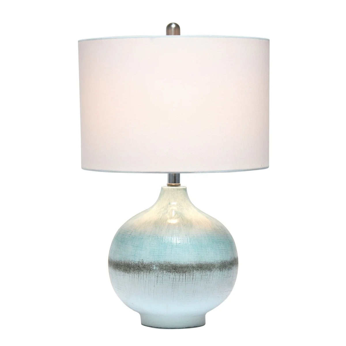 Aqua and Brown Table Lamp C532637