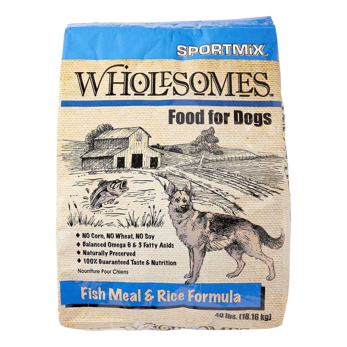 Fish Meal and Rice Dry Dog Food E93064