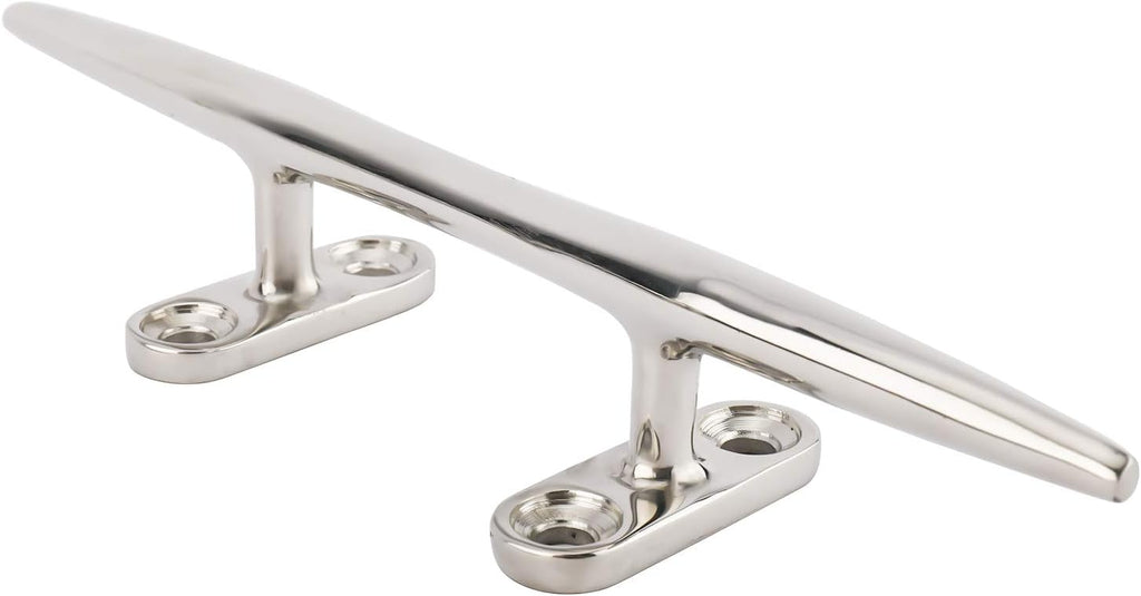 2 Pack 8 inch Casted 316 Stainless Steel Open Base Cleat A51198