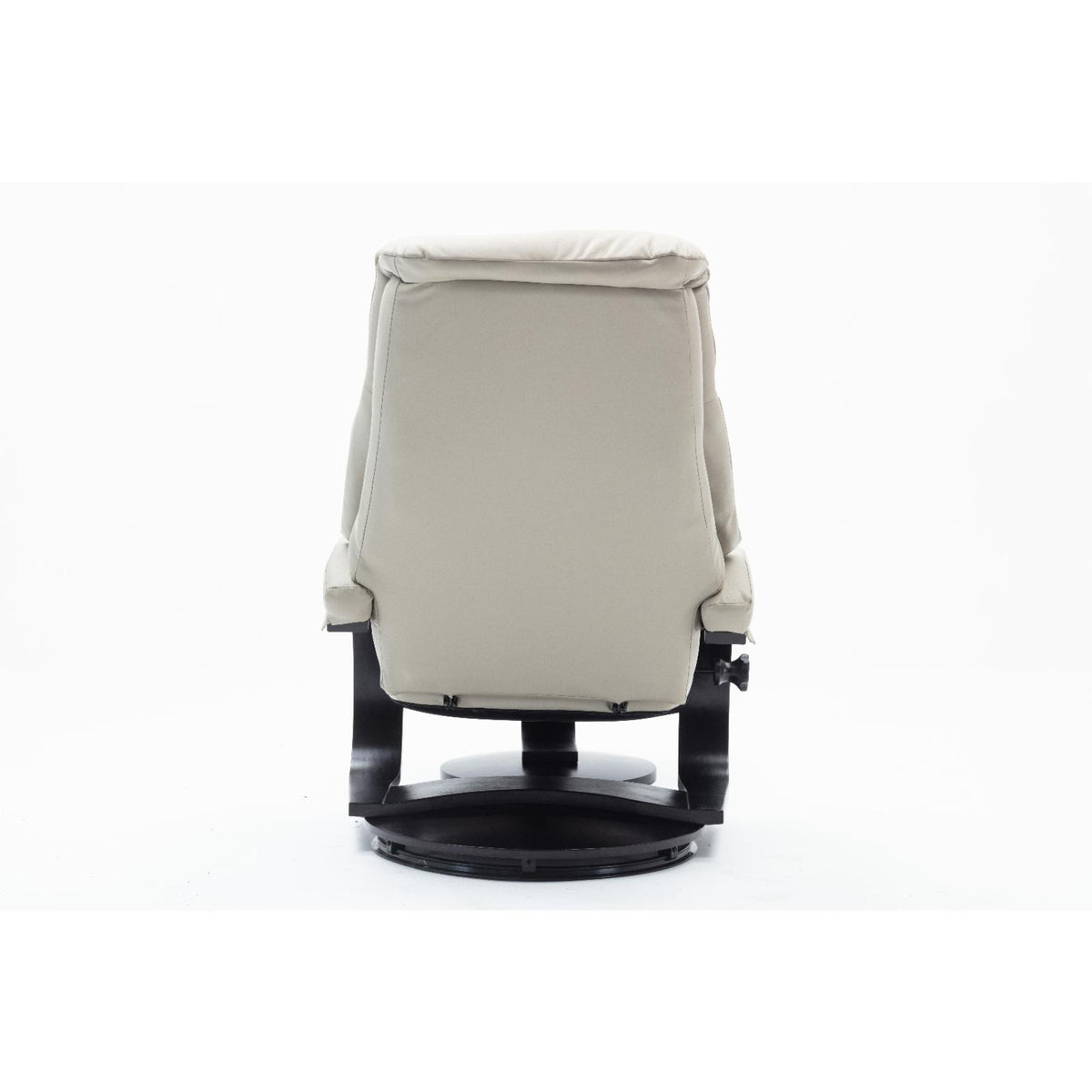 Top Grain Leather Recliner and Ottoman S107183