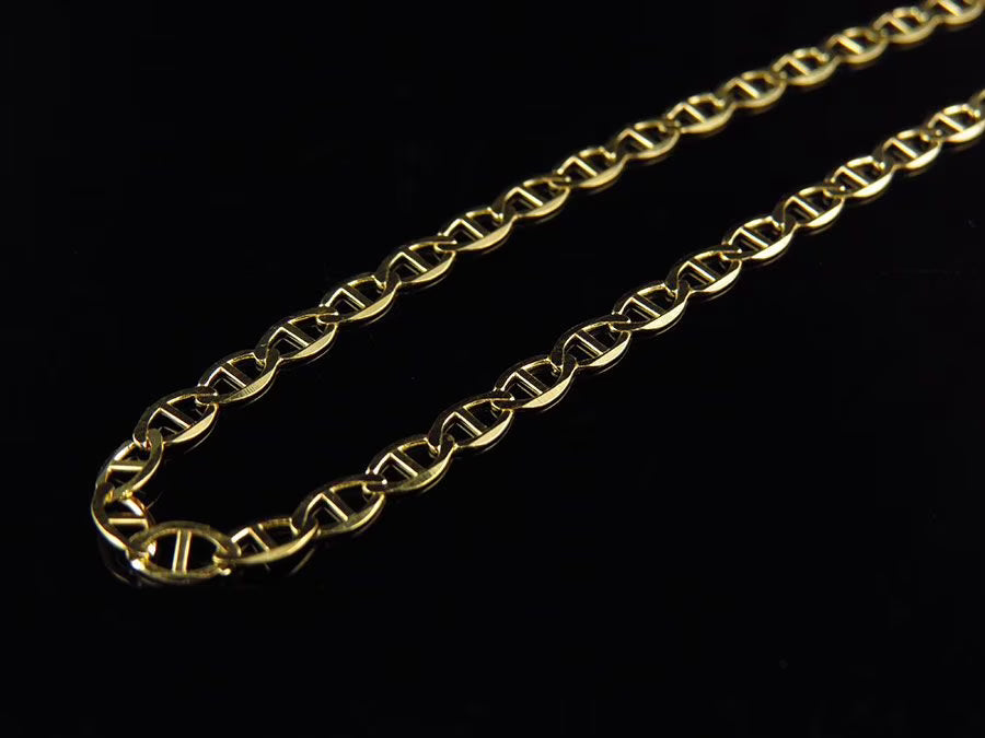 10K Solid Yellow Gold Mariner Style Chain 16-26 Inches K221119