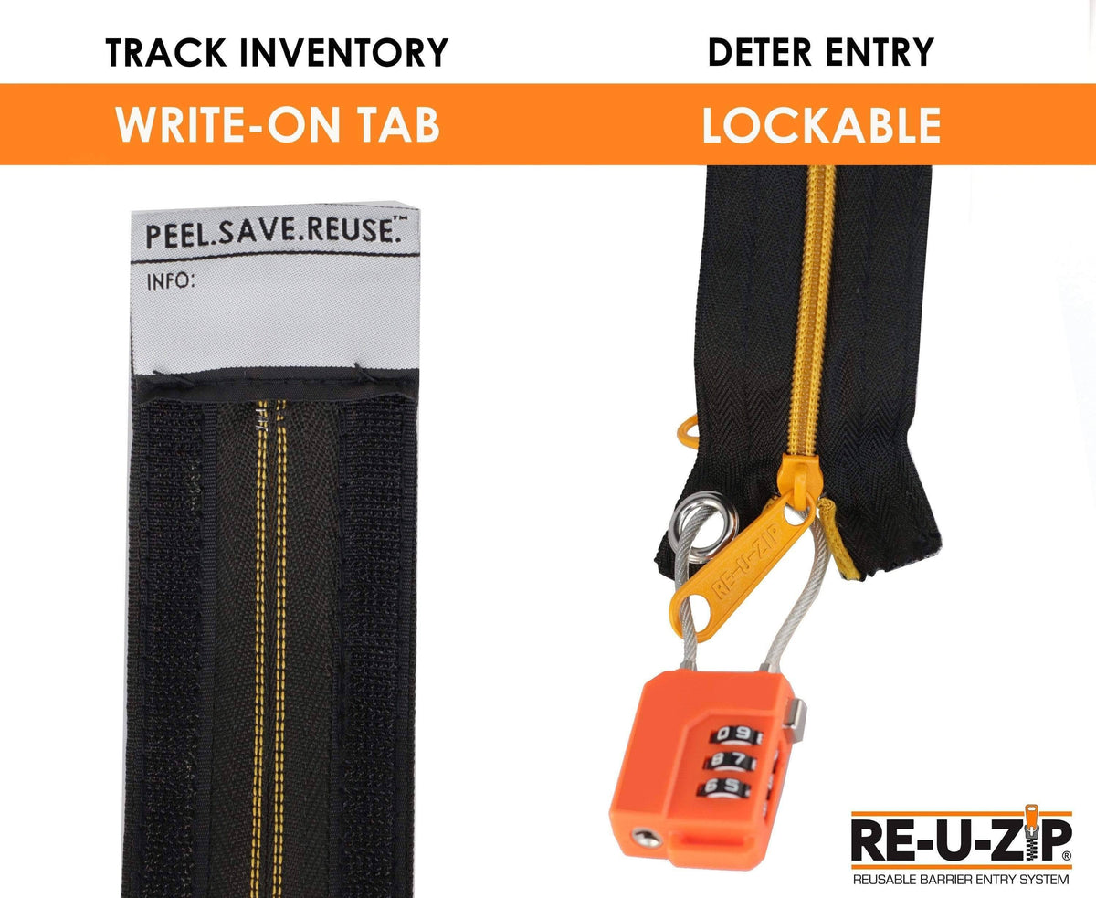 Red Reusable Dust Barrier Zipper 6 Pack Z581011