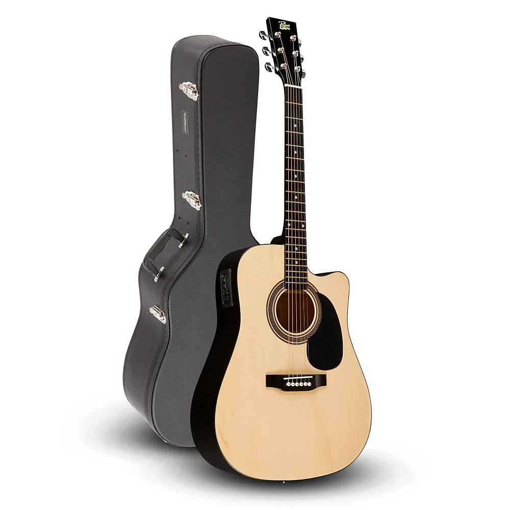 Natural Cutaway Acoustic-Electric Guitar T617337