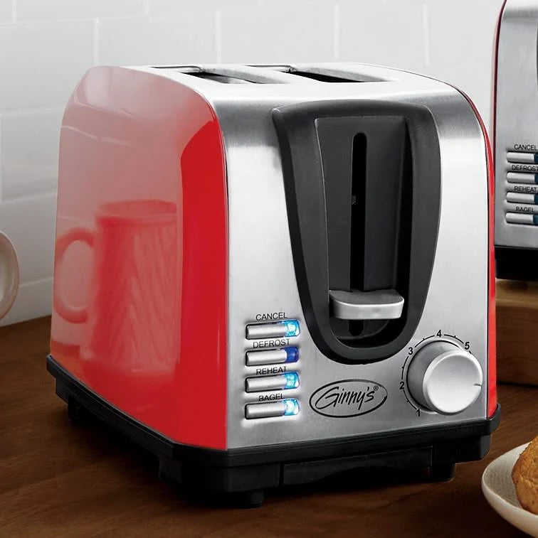 2-Slice Toaster, Red J3677