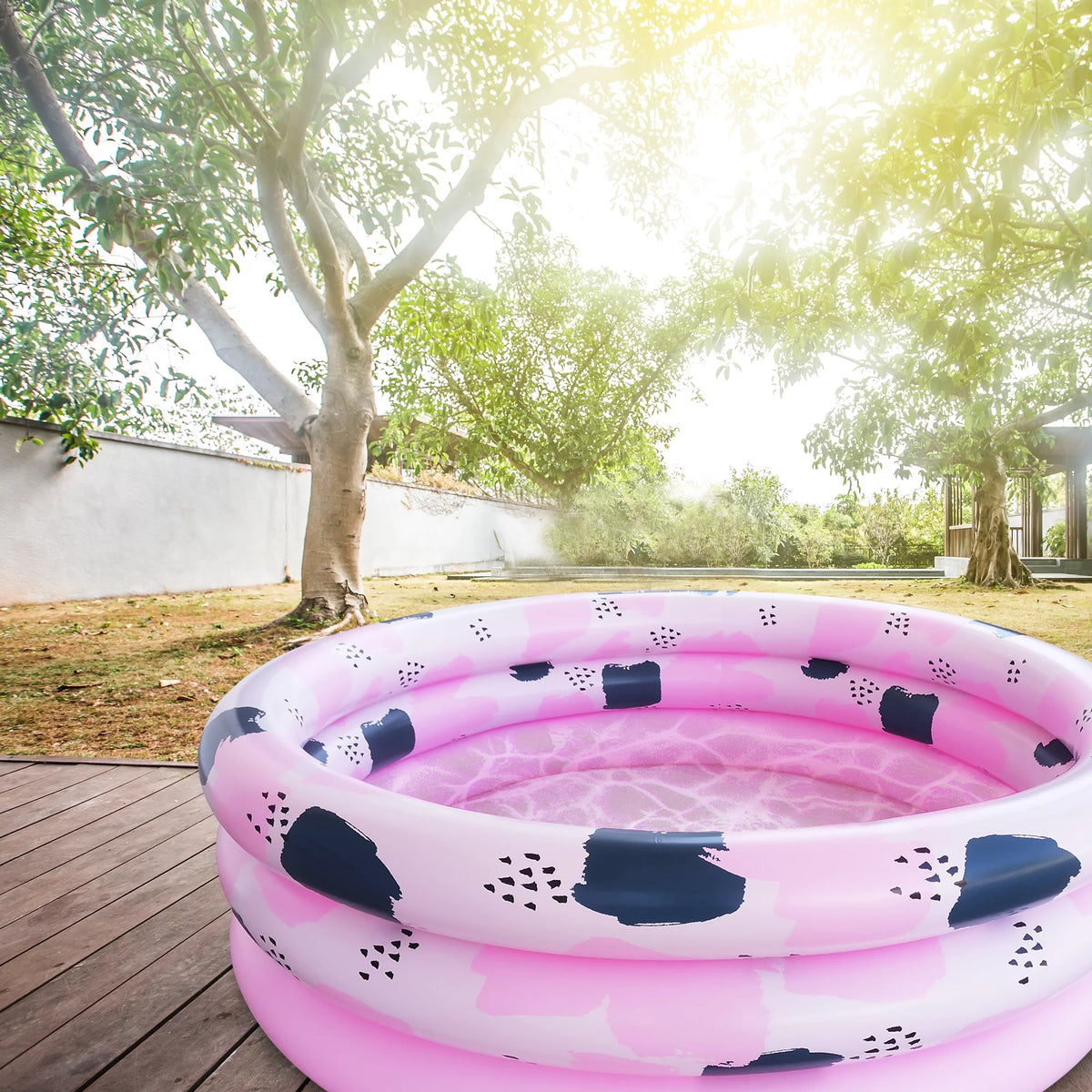 Inflatable 5.5ft 3 Ring Adult Pool X1669