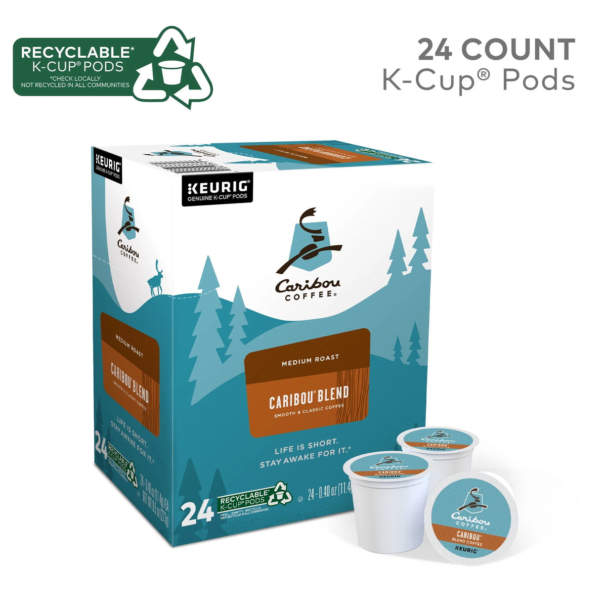 Medium Roast Coffee Pods 24 Count Q3880