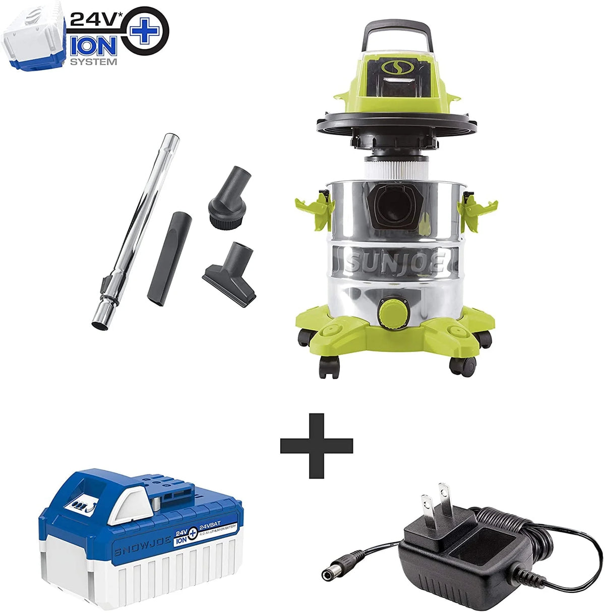 Cordless Stainless Steel 5.3-gal Wet + Dry Vacuum W23522
