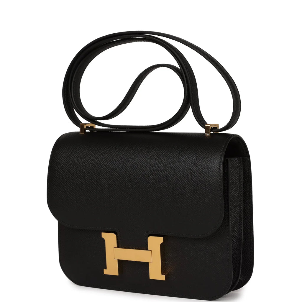 Black Epsom Leather Shoulder Bag M46376